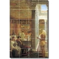 thumbnail image 1 of Ceramic Tile Mural-Lawrence Alma-Tadema Historical Painting 87. 17" w x 25.5" h using (24) 4.25 x 4.25 ceramic tiles, 1 of 3