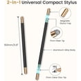 thumbnail image 2 of MEKO 2 Pack Universal Stylus for iPad iPhone Samsung, Disc & Mesh Tip High Precision Capacitive Touch Screen Pens No Charging Replacement Tips Magnetic, 2 of 8