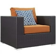 thumbnail image 3 of Afuera Living 7-Piece Modern Rattan Patio Sectional Set in Espresso, 3 of 6