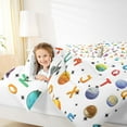 thumbnail image 2 of Feelyou Planet Queen Comforter Set, Initial Letter Bedding Comforter Set, 3pcs, 2 of 6