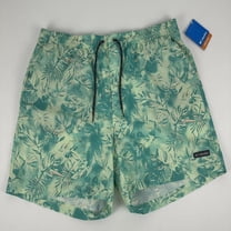 Columbia Men's Summertide Stretch Printed Shorts Ice Green Sketchy Paradise-2XL