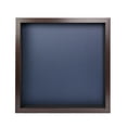 thumbnail image 2 of 12x12 Shadow Box Frame In Brown With A 1 3/4" Usable Depth Includes Navy Blue Acid-Free Backing, UV, 2 of 6