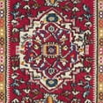 thumbnail image 5 of SAFAVIEH Monaco Ashley Floral Bordered Runner Rug, Red/Turquoise, 2'3" x 7', 5 of 6