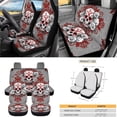 thumbnail image 3 of KUIFORTI Rose Skull Car Seat Covers Full Set Non Slip 15 Pack Automotive Rear Front Seat Protector Soft Easy Installation Comfortable Suitable for Cars, SUV and Trucks, 3 of 6