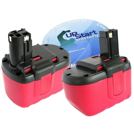 

2-Pack UpStart Battery Bosch GBH24V Battery - Replacement Bosch 24V Battery (1300mAh NICD)