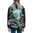 thumbnail image 3 of Invader Zim Youth Sweatshirt Hoodies Pullover 3D Print Novelty Hooded Hoody Clothes For Boys Girls Teen Clothing, 3 of 7