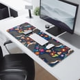 thumbnail image 2 of Long Mouse Pads for Desk,Bernese Mountain and Flower Desk Mats on Top Of Desks, Desk Mouse Pad Extra Large with 3mm Non-Slip Base and Stitched Edge for Gaming,Office,Work,Home 31.5"x11.8", 2 of 6
