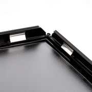 M&T Displays Snap Frame 11x17, 1 Profile, Aluminum, Wall Mounted - Black / 10pcs / Front Loading
