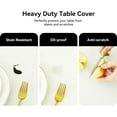 100 Waterproof PVC Tablecloth, Rectangle Oil Spill Proof Stain