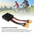 thumbnail image 3 of Double Battery Discharge Converter, Dual Battery Parallel Module Adapter DC20-72V Output Efficient Heat Dissipation XT60 Interface  for 250-3000W Motor, 3 of 7