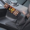 thumbnail image 3 of Renewold Auto Handbrake Cover & Shift Gear Cover 2 Pack Car Accessories for Men Women Universal Fit, American Tribal Highland Cow Sunflower Brown, 3 of 7