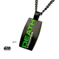 thumbnail image 3 of Rogue One Stormtrooper Front and Death Trooper Back Green Enamel Filled Dog Tag Pendant, 3 of 4