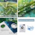 thumbnail image 2 of Blue Green Forests Blackout Curtains for Bedroom, Spring Oil Painting Daisy Nature Landscape Thermal Insulated Kitchen Drapes with Grommets, Light Blocking Window Treatment, 2 Panels 52" x 45", 2 of 7