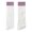White, variant on ZenCart 1 Pair Yoga Toe Socks with Non-slip Gripper Breathable Moisture-Wicking Ballet Dance Fitness Pilates Athletic Gym Sports Mid-calf Socks