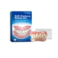 thumbnail image 1 of Dentaduras postizas de modificación de dientes, juego de rebase de silicona para dentaduras postizas profesionales, carillas unisex, dentaduras postizas suaves y cómodas, 1 of 5