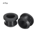thumbnail image 3 of Uxcell 4Pcs Snap Rubber Grommet Plug Mount Dia 13.5mm ID 10.3mm Seal Anti-Scratch Electrical Box Cable Pipe Black, 3 of 6