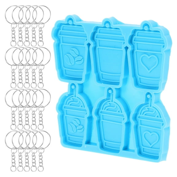 HONITANO 1 Set Tumbler Keychain Mold for Diy Crafting Home Use and Family Activities in Assorted Color Easy to Clean