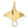 thumbnail image 3 of 14K Yellow Gold Charm Pendant Men'S 42 mm 35 Manta Ray, 3 of 4