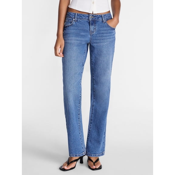No Boundaries Straight Leg Jeans, 31.5'' Inseam, Women's 00-20