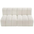 thumbnail image 5 of Bowery Hill Contemporary Cream Boucle Fabric Modular Sectional, 5 of 8