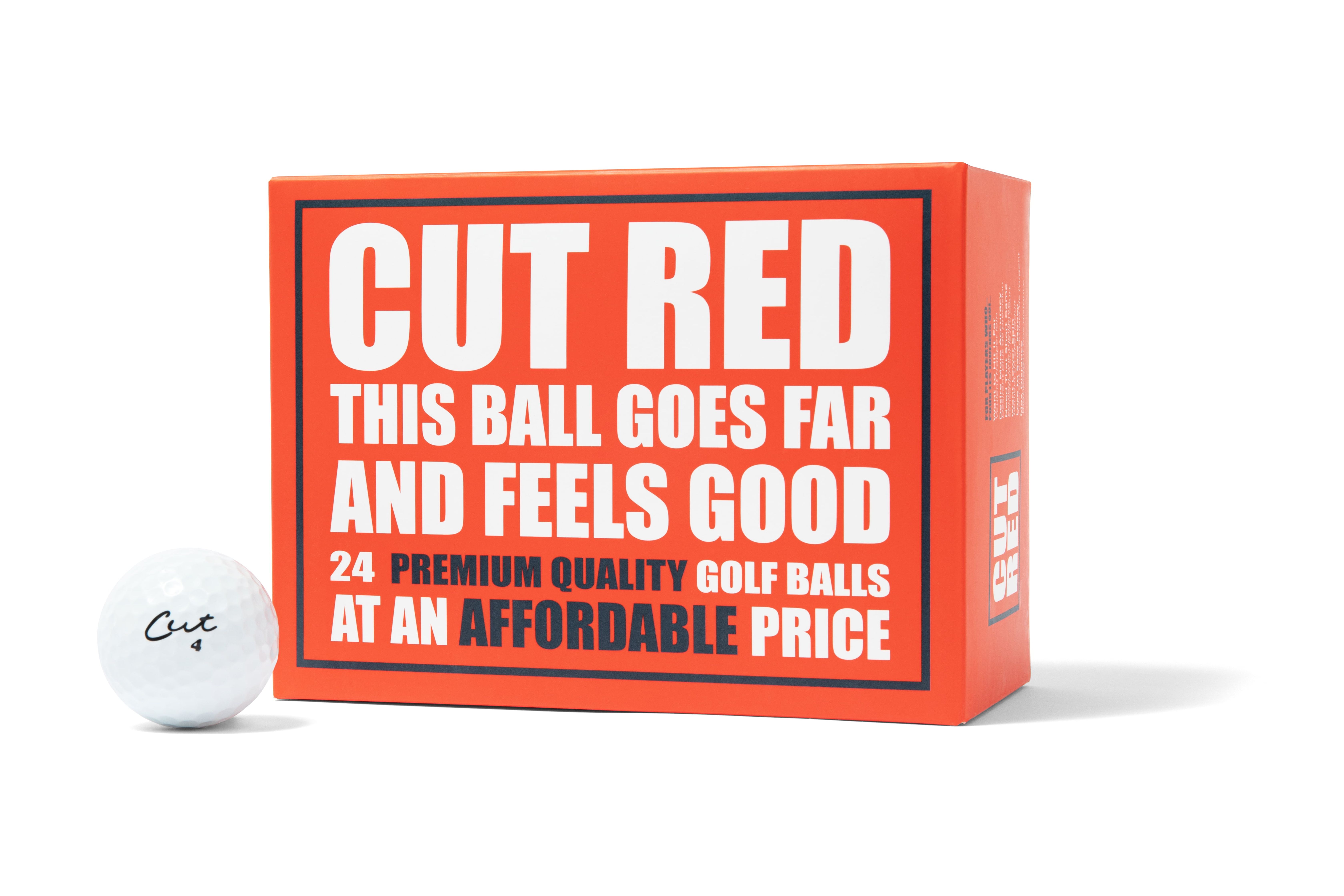 Cut Golf Red 2-Piece Golf Balls 24pk White photo 5