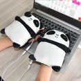 thumbnail image 2 of 30ml Guantes calefactables eléctricos con USB de Panda de dibujos animados, calentador de manos sin dedos para invierno, 2 of 5