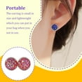 thumbnail image 4 of 1 par de pendientes de tuerca de acero inoxidable para mujer, regalos para novias y madres, accesorio de joyería para celebración de compromiso Ropa, zapatos y accesorios Miscelánea tipo 4 Sonducket AP011021-04, 4 of 6