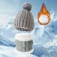 thumbnail image 1 of Women's Winter Warm Hat And Neck With Thick Velvet For Cold And Cycling, 1 of 5