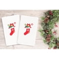 thumbnail image 7 of Linum Home Textiles Christmas Stocking Embroidered Turkish Cotton Hand Towel - Set of 2, 7 of 7