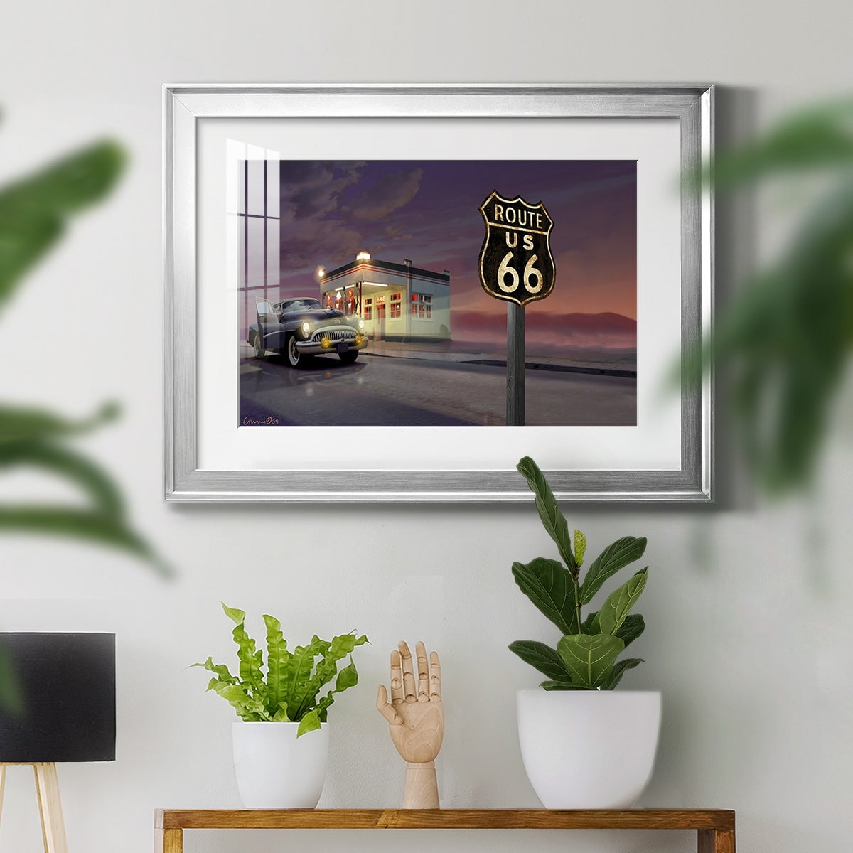 Route 66 Premium Framed Print - Ready to Hang