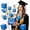 Blue, variant on 2026 Graduation Explosion Pop Gift Box, Surprise Bounce Cash Box Grad Party Gift Bag Set, Graduation Explosion Gift Box, Surprise Pop Up Gift Box Money Graduation, DIY Graduation Party Gift Idea