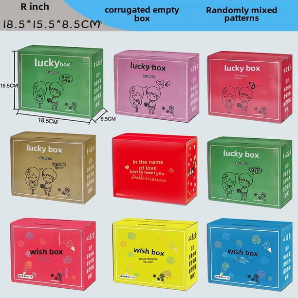 Caja ciega Caja vacía Caja ciega para teléfono móvil Caja de juguetes de moda para estudiantes Caja de regalo sorpresa Caja ciega de uso versátil