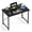 Black, variant on SONGMY 32 in Small Computer Desk for Home Office, Modern Study Work Table Simple Style for Bedroom, Writing Desks with X-Shaped Reinforcement, Rust
