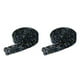 thumbnail image 4 of Inteprter Bling Stickers Tape Trim Resina Cristal Decoración Apliques Craft Ligero Fix Decor Beads Tira de taladro para automóvil Ornament Código AB 1 negro 1 cm de ancho 2piezas, 4 of 6