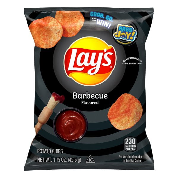 Lay's® Barbecue Flavored Potato Chips 1.5 Oz. Bag - Walmart.com ...