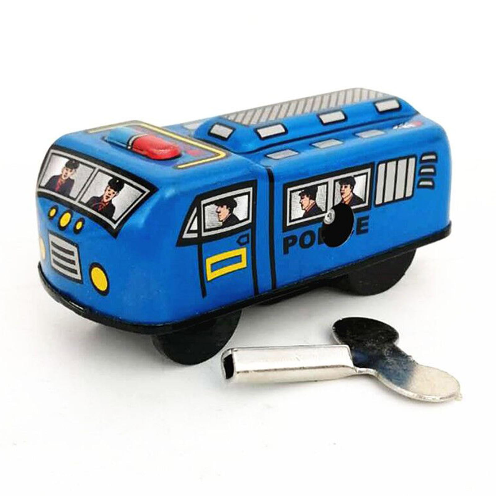 Mechanical Windup Toys Details about   Classic Tin Toy Wind Up Car Taxi with Removable Key 