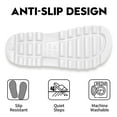 thumbnail image 2 of Woman's Comfort Slides with Adjustable Strap EVA Flat Pillow Sandals- Open Toe Cloud Slides Soft Thick Sole Non-Slip Indoor & Outdoor, 2 of 7