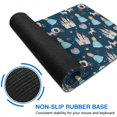 thumbnail image 6 of Long Mouse Pads for Desk,Dark Blue Princess Castle Pattern Desk Mats on Top Of Desks, Desk Mouse Pad Extra Large with 3mm Non-Slip Base and Stitched Edge for Gaming,Office,Work,Home 35.4"x15.7", 6 of 6