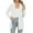 White, variant on Sevevn Cardigan Sweaters for Women Women's Solid Color Long Sleeve Casual Tops Blouse With Pocket Cardigan Coat Spring Tops for Women Green L