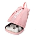 thumbnail image 6 of Soumake Backpack Gym Bag with Shoes Compartment Adjustable Shoulder Strap Zipper Closure Large Capacity Duffel Bag Portable Women Girl Outdoor Sports Travel Bag Sports Accessories, 6 of 8