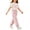 00#-Red284, variant on Kiijoy Toddler Girls Casual Outfits Casual Bow Graphic Tee Short Sleeve Tshirt Pants Set