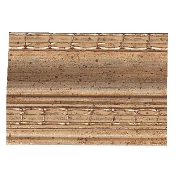 Picture Frame Moulding (Wood) 18Ft Bundle - Traditional Silver Finish - 1.5" Width - 1/2" Rabbet