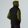 thumbnail image 4 of Leodye Veste Sans Manches en Molleton Décontractée et Tendance pour Homme, Col Montant, à Capuche, Veste Décontractée Noire TTG(TTG), 4 of 6