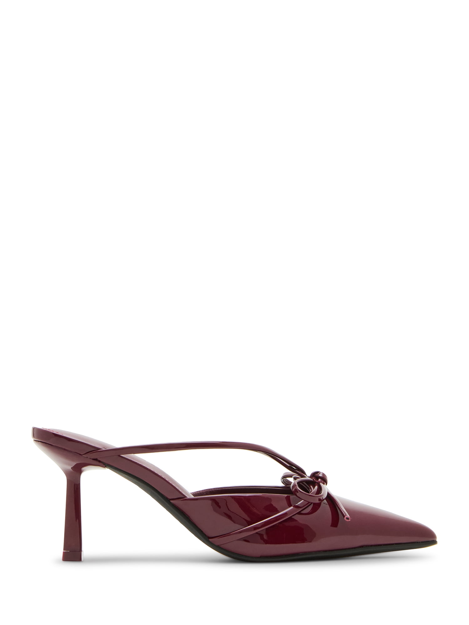 Madden Girl Women's Bells Slide On Strappy Heeled Mule