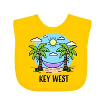 Inktastic Summer Vacation in Key West Boys or Girls Baby Bib