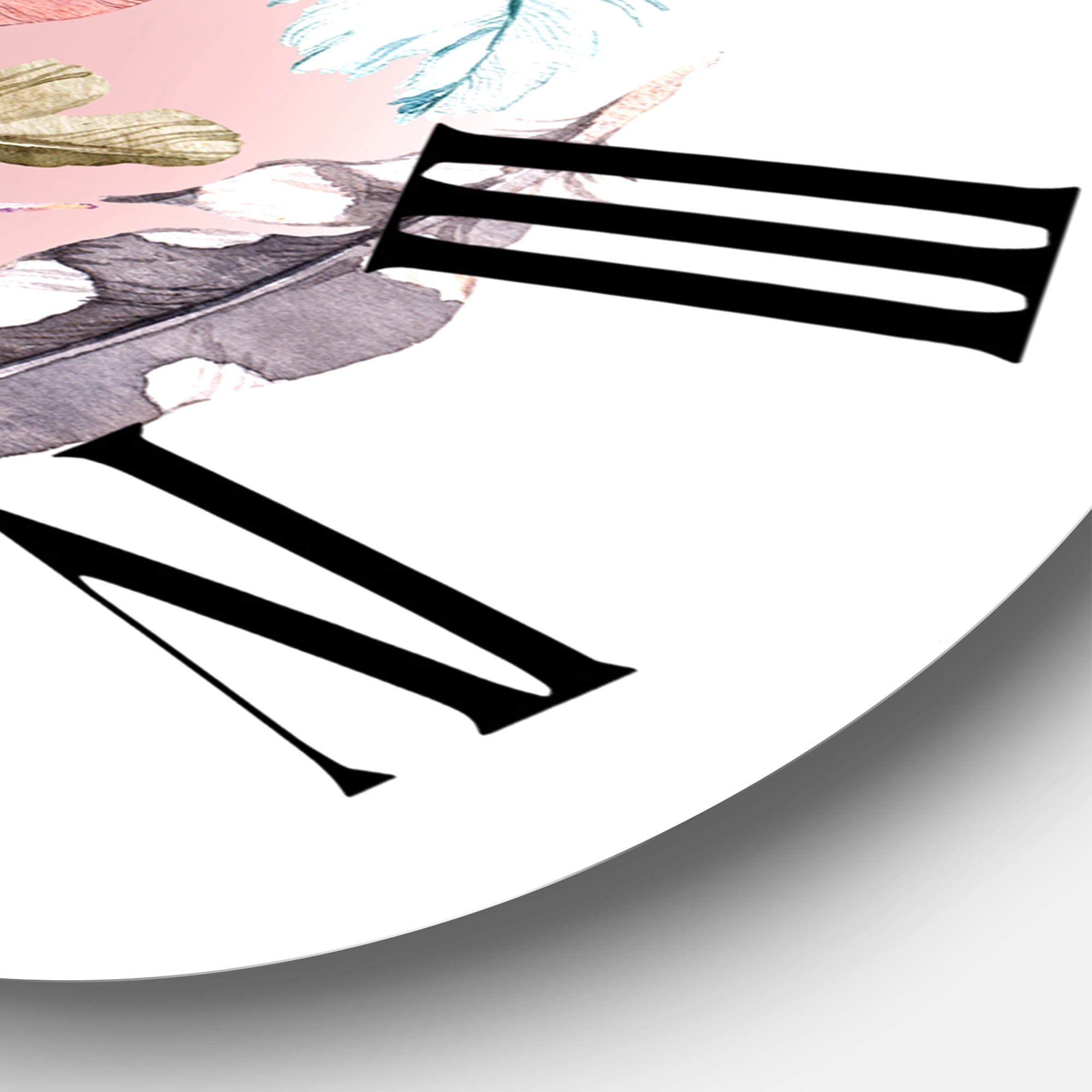 Designart 1 in Bohemian Wall Clock