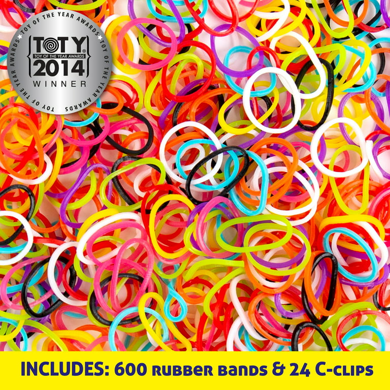  500PCS S Clips Rubber Band Clips Plastic Connectors Refills Kit  Clip for Loom Bracelets DIY Handicrafts, Exquisite Gadgets, Toys for Kids,  Boys and Girls (Colorful) : Toys & Games
