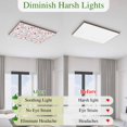 thumbnail image 5 of Red Spring Floral Magnetic Fluorescent Light Covers for Ceiling Lights 2x4Ft, Vintage Botanical Colorful Elegant Office Classroom Kitchen Drop Ceiling Light Covers Lighting Filters Shade Panel 2Packs, 5 of 9