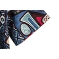 thumbnail image 7 of Men's Casual Button Down Linen Shirts - Short Sleeve, Stand Collar, Floral Pattern, 7 of 7