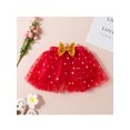 thumbnail image 6 of Kiapeise My First Valentine's Day Skirt Set for Newborn Baby Girl Long Sleeve Romper Heart Tutu Tulle Dress Headband Sets, 6 of 9